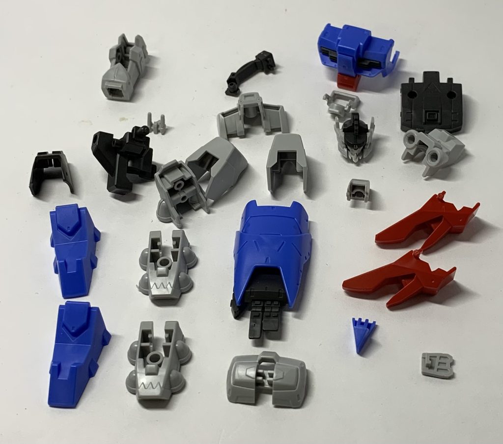 最後に余剰パーツ類。アスタロトオリジンからの流用パーツがあるのでアスタロト本体分の差分と合わせてそれなりにあります。ポージングする際にかなり重量が偏るのでやりづらいところがあります。ともあれ、かっこいいのでおすすめです！＊＊＊陰キャアイドルはGBN〈惑星〉を救いたい。こちらの【試し読み】またはpixiv先行にて更新中です〜二次創作にご興味がおありの方はぜひ〜 