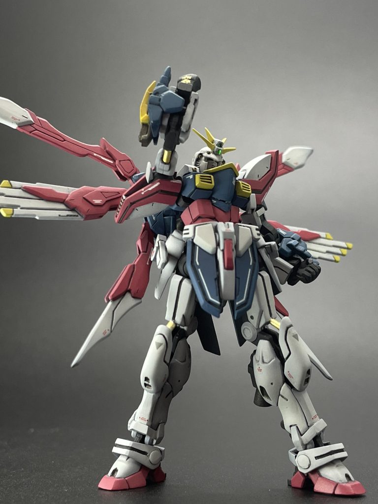 高機動型ザクのハンドパーツを複製・整形しました。これくらいのポーズはできます。まー、こんなもんです。