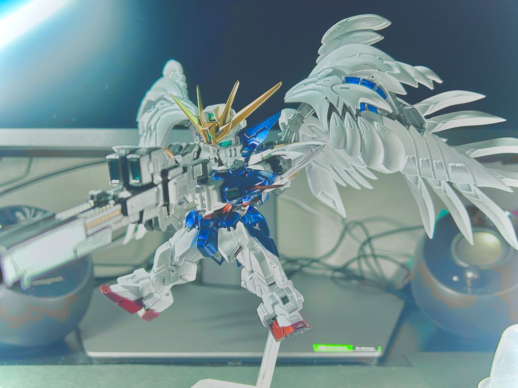 ツインバスターライフルは構えると画面に収まりませんでした💦