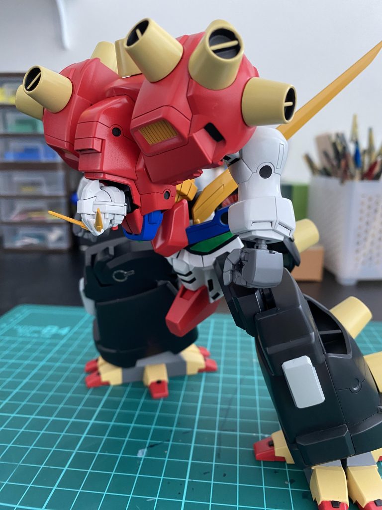 思いつきで蛇腹根元に可動を追加したけど…う〜ん🤔