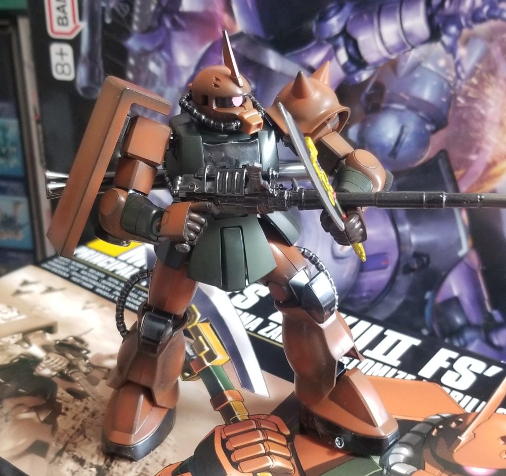 HG ガルマザビ専用ザク–3枚目/制作者：nabewobilly