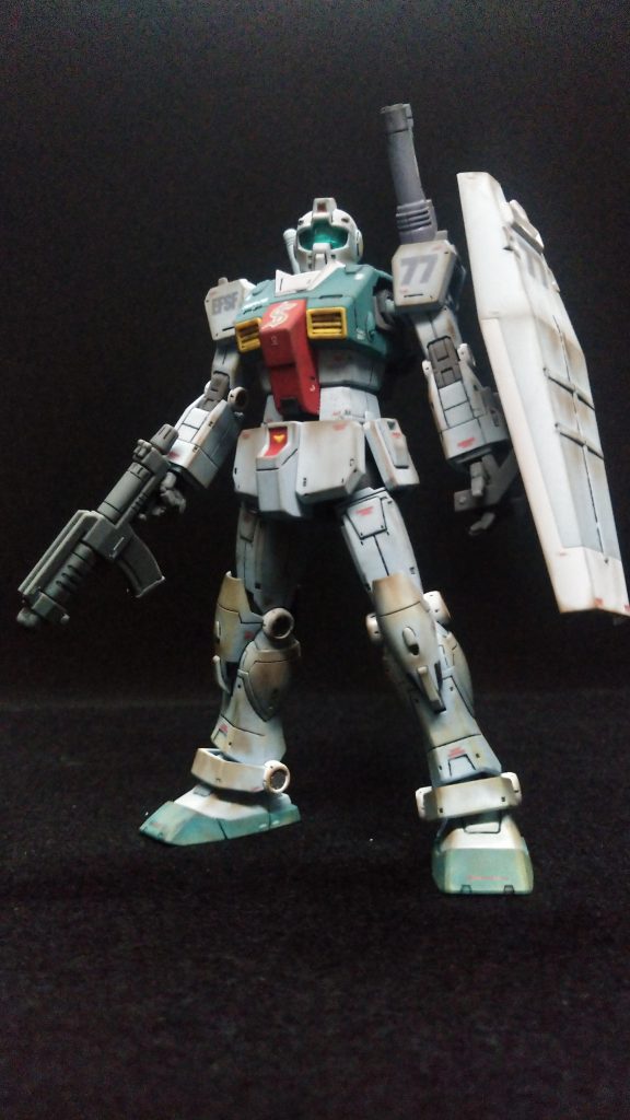 HG ジム（スレッガー搭乗機）–2枚目/制作者：むーたった