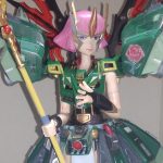 魔法少女ハマンマです。足首を細くし、足パーツを小型化、ヒール作成、杖を延長、腰布[…]