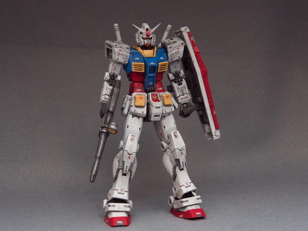 RG　RX-78-2ガンダムver.2.0　成形色簡単仕上げ