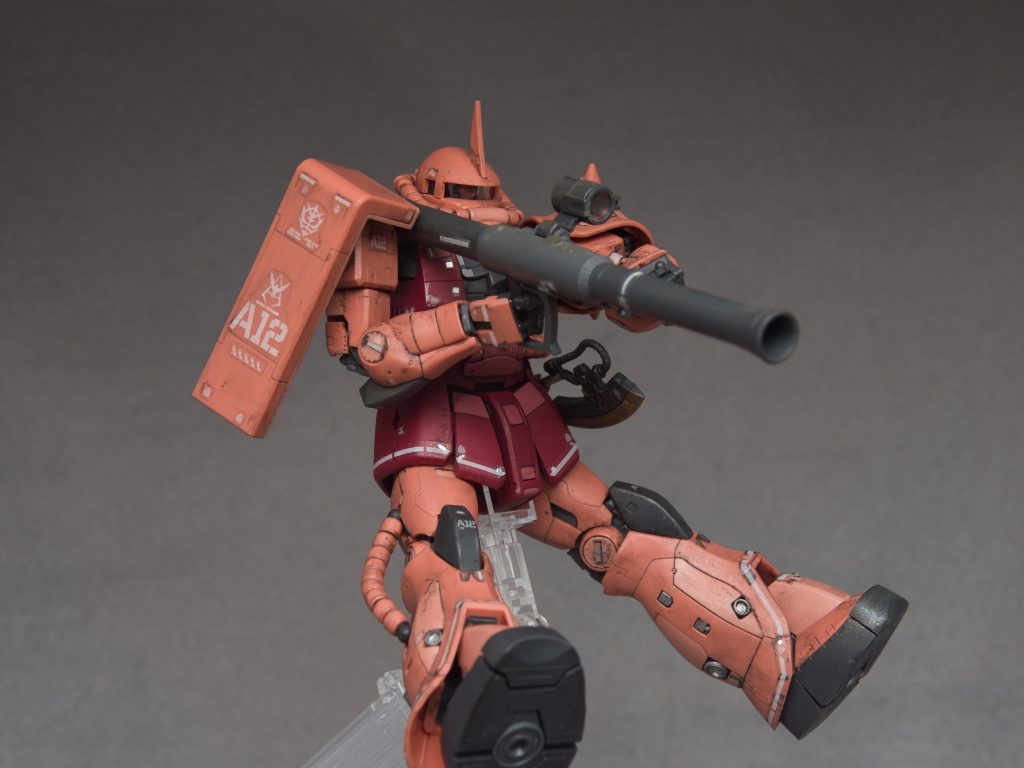 RGシャア専用ザク 成形色簡単仕上げ–4枚目/制作者:kamiyashiro-i