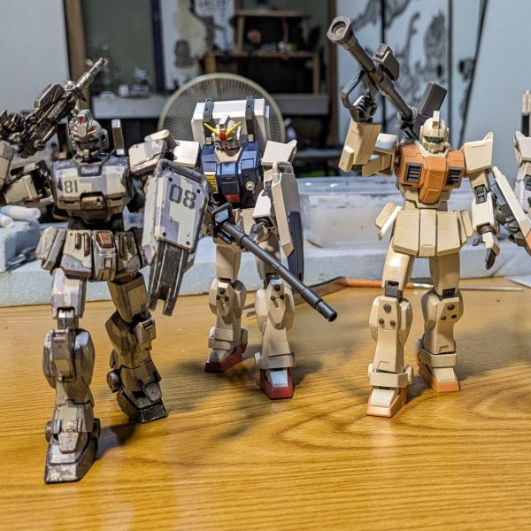 HG ガーベテトラ　ケンプファ－ グフカスタム　陸戦型ガンダム　イ－ジ－エイト HG ガーベテトラ ケンプファ－ グフカスタム 陸戦型ガンダム イ