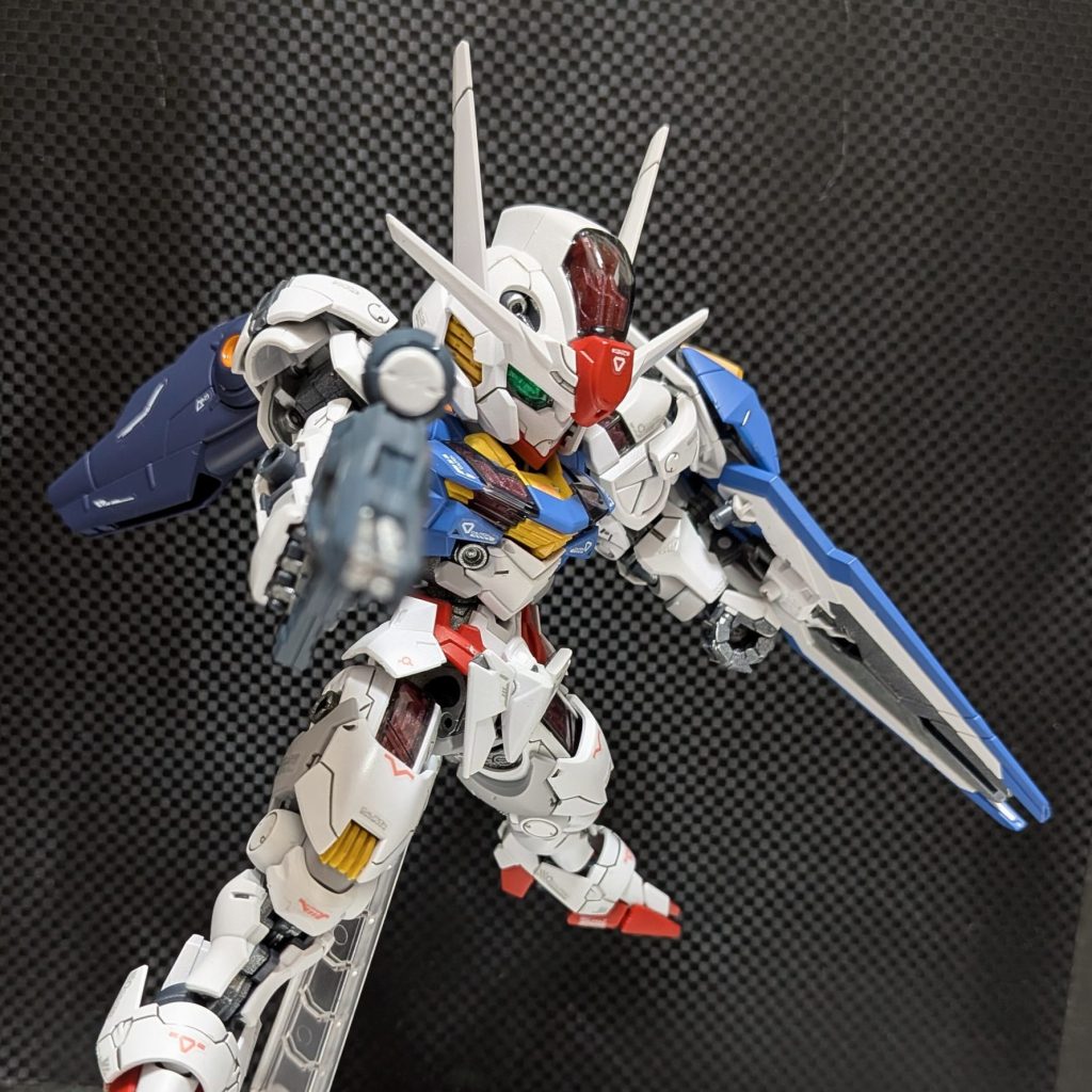 MGSD エアリアル & セラフィムフェザー MGSD ガンダムエアリアル｜宝条帝さんのガンプラ作品｜GUNSTA