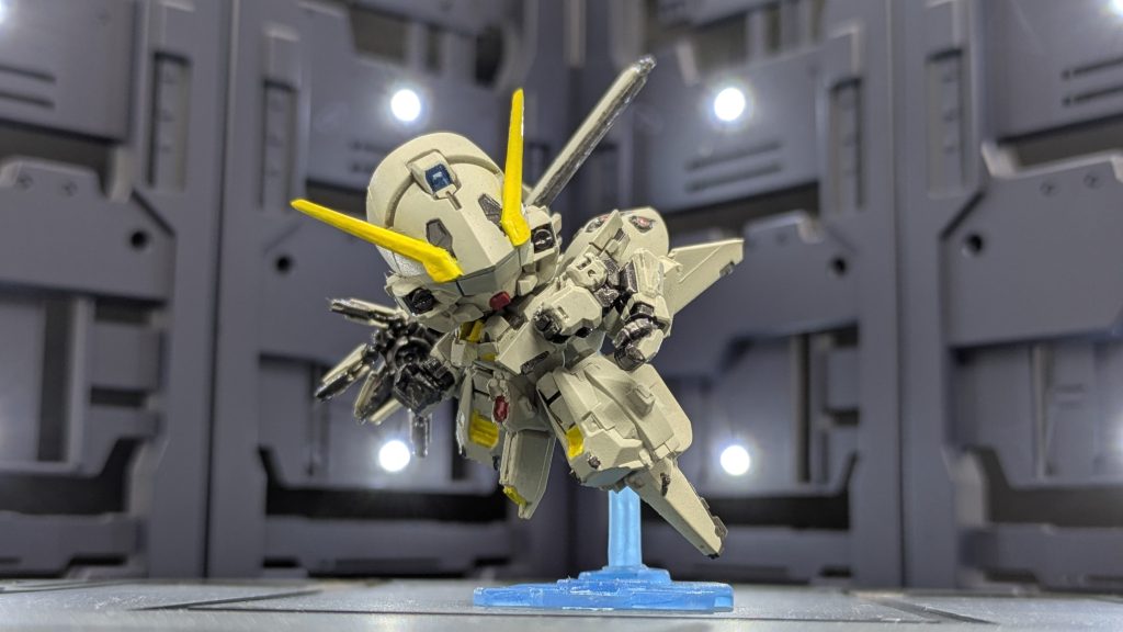 極小キット「ガンダムスペリオルディファイン」ウーンドウォートの全塗装制作–4枚目/制作者：@iwashi_pla