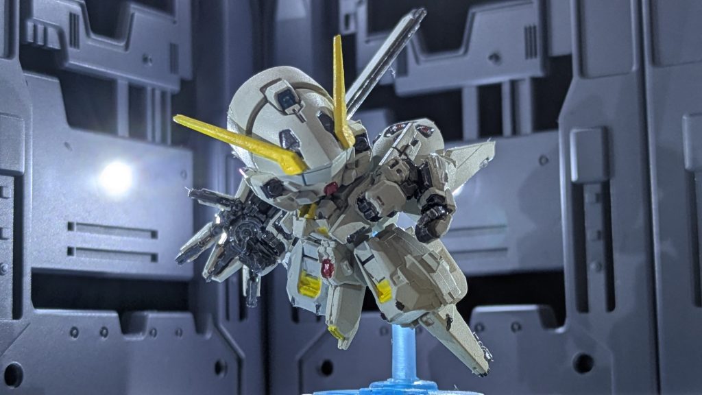 極小キット「ガンダムスペリオルディファイン」ウーンドウォートの全塗装制作