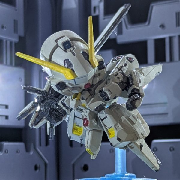 極小キット「ガンダムスペリオルディファイン」ウーンドウォートの全塗装制作
