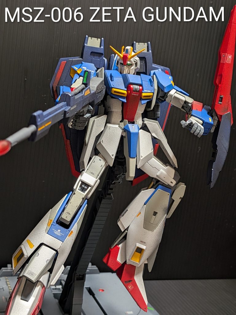 Zガンダム(塗装はげるのがこわくて未変形)
