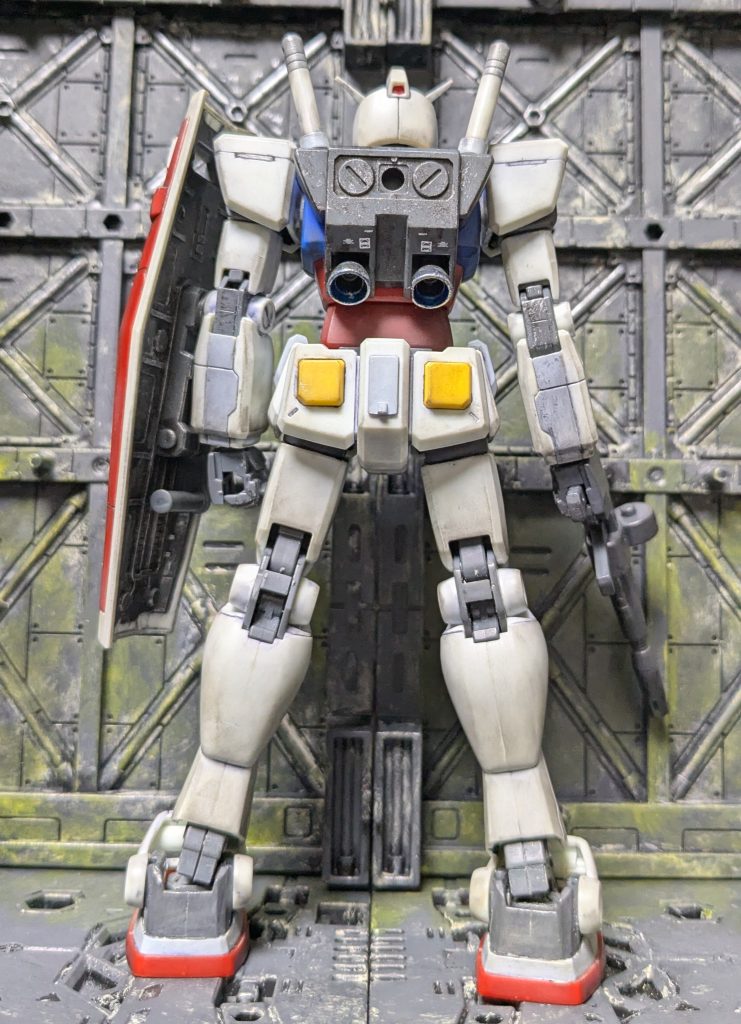 背面。合わせ目消しぜんぜんできてないなあ。