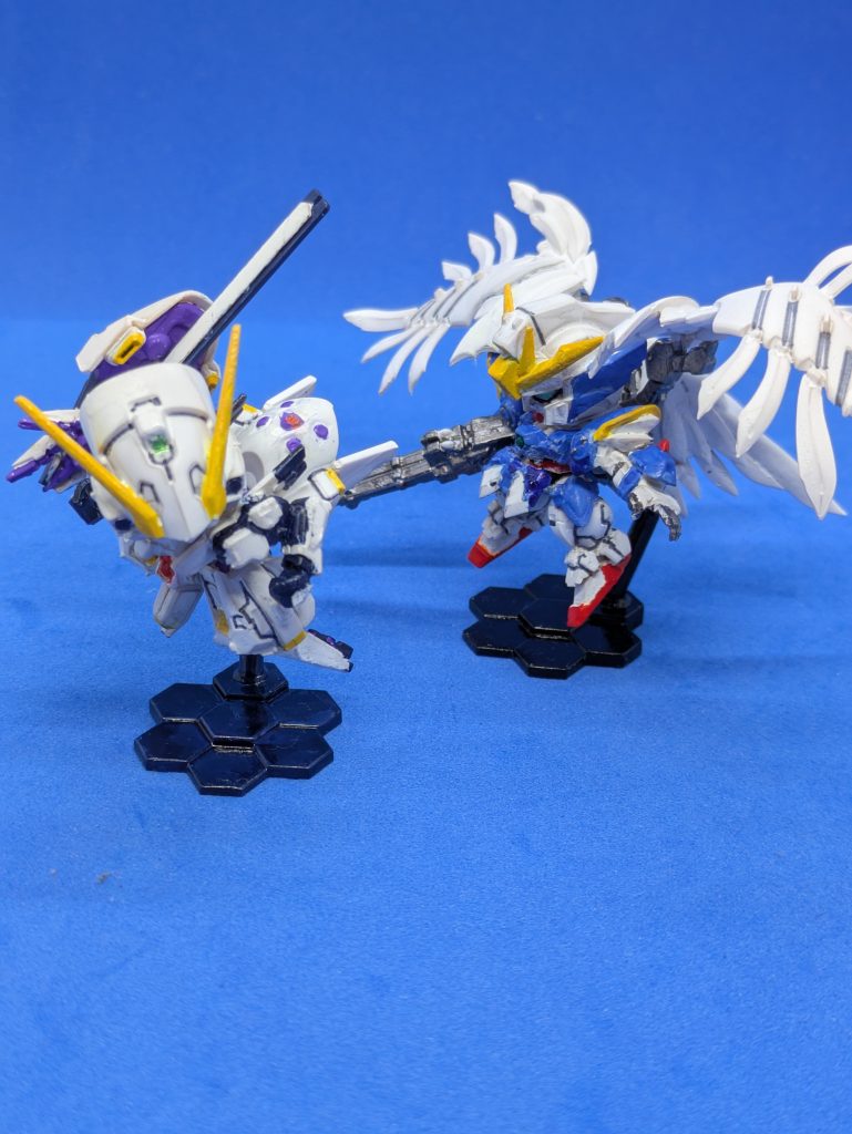 ガンダム スペリオルディファイン ウーンドウォートとウイングガンダムゼロ(EW)