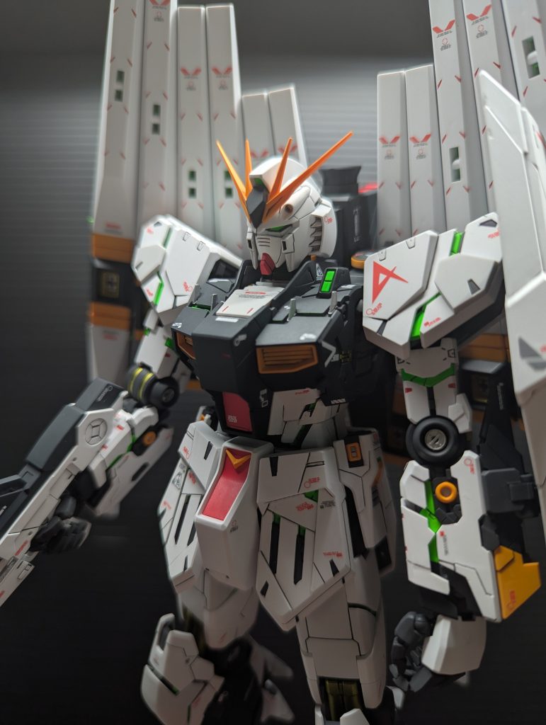 MG νガンダムVer.ka　ダブルフィンファンネル装備