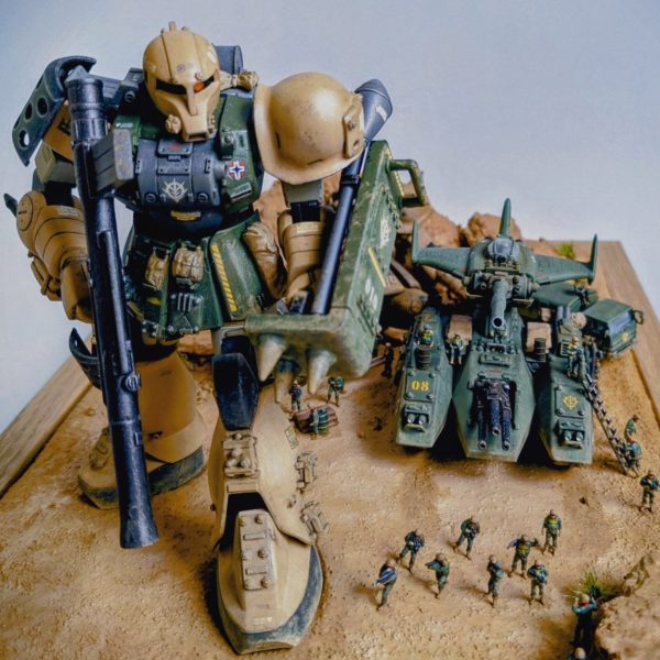 号外　ジオン地上部隊ジオラマ