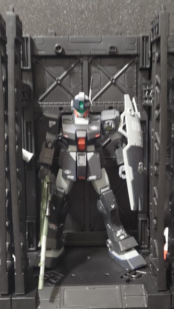 ジムスナイパーⅡ　リド・ウォルフ機風　筆塗り　部分未塗装