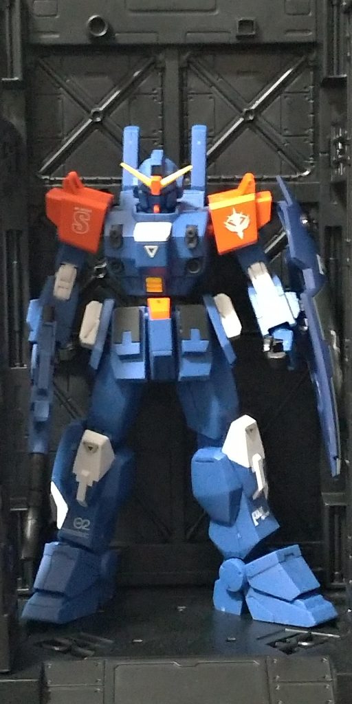 ニムバス機はシールドに一部自作転写デカールを貼り付けました。