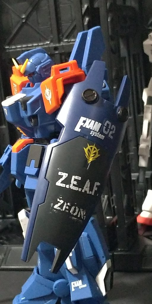 シールドアップ　自作転写デカールはもうちょっと綺麗に仕上げられると、いいんですけどね......