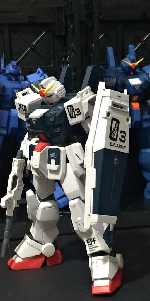 hgブルーディスティニー3号機EXAM　成形色仕上げ–3枚目/制作者：『天倍』　ヤー・ホイホイ　『罪プラ崩師』