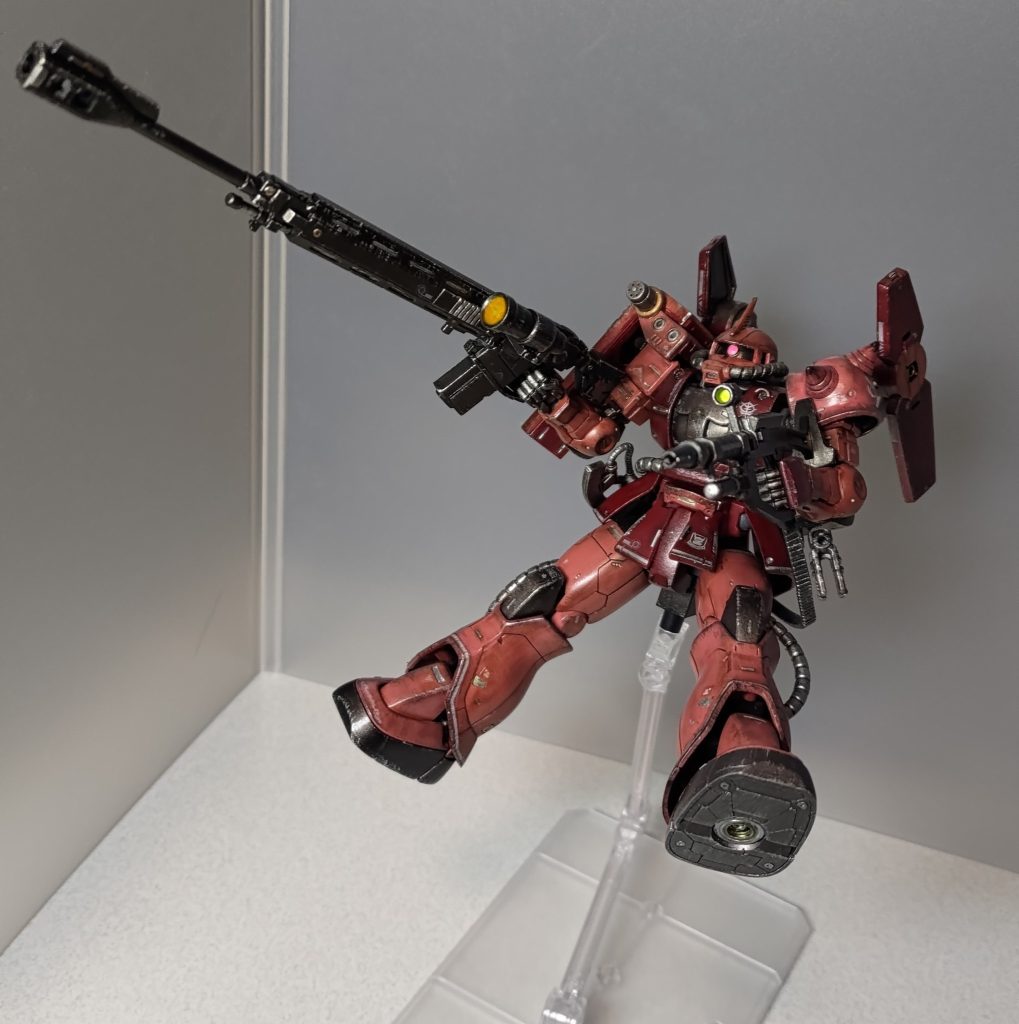 コンボウェポンユニット、対艦ライフル、ザクマシンガンのフルバースト！