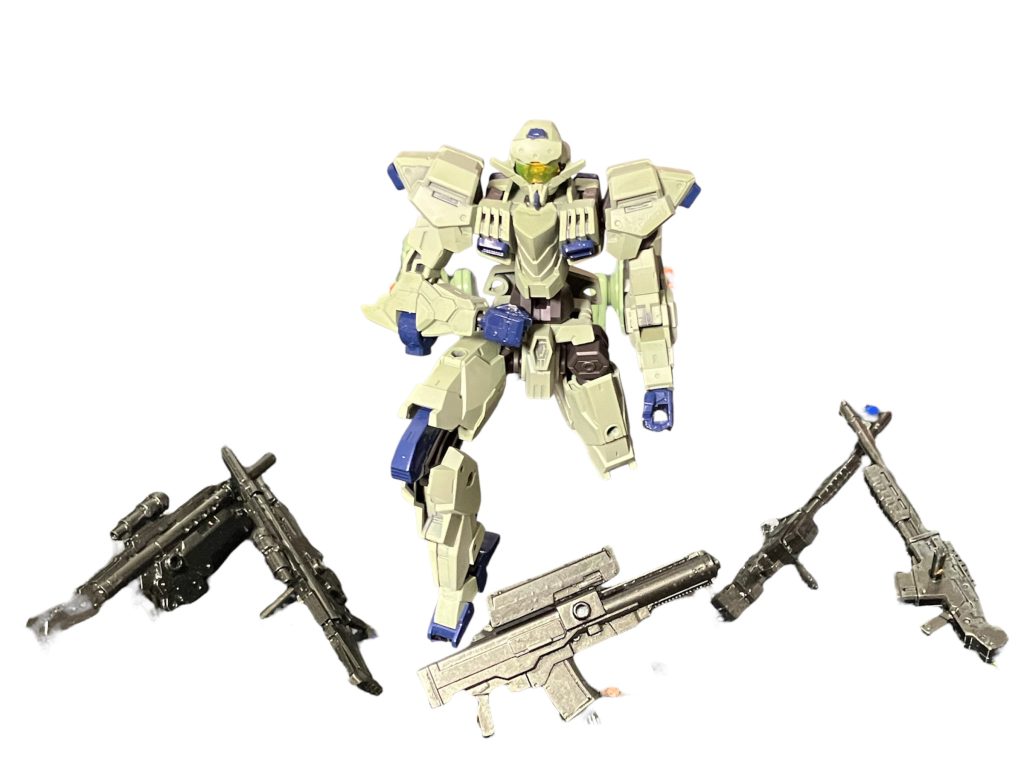 素体も含めてミリタリ要素盛り盛りです^_^