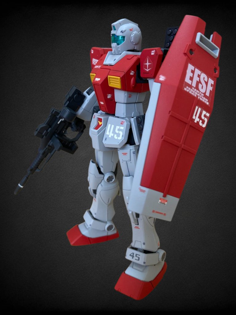 武装状態今回の機体番号は45に。余剰デカールがほぼ無くなって来ました…オリジンデカール販売して欲しい。