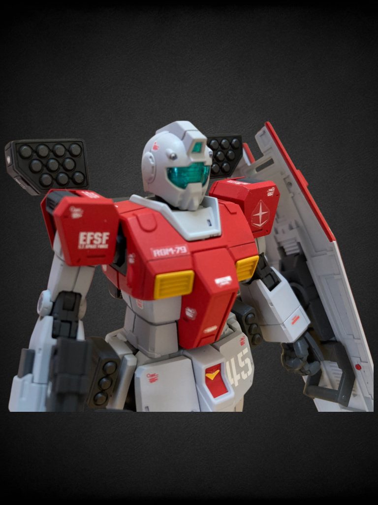 RGM-79 ジム MSDミサイルポッド　完成