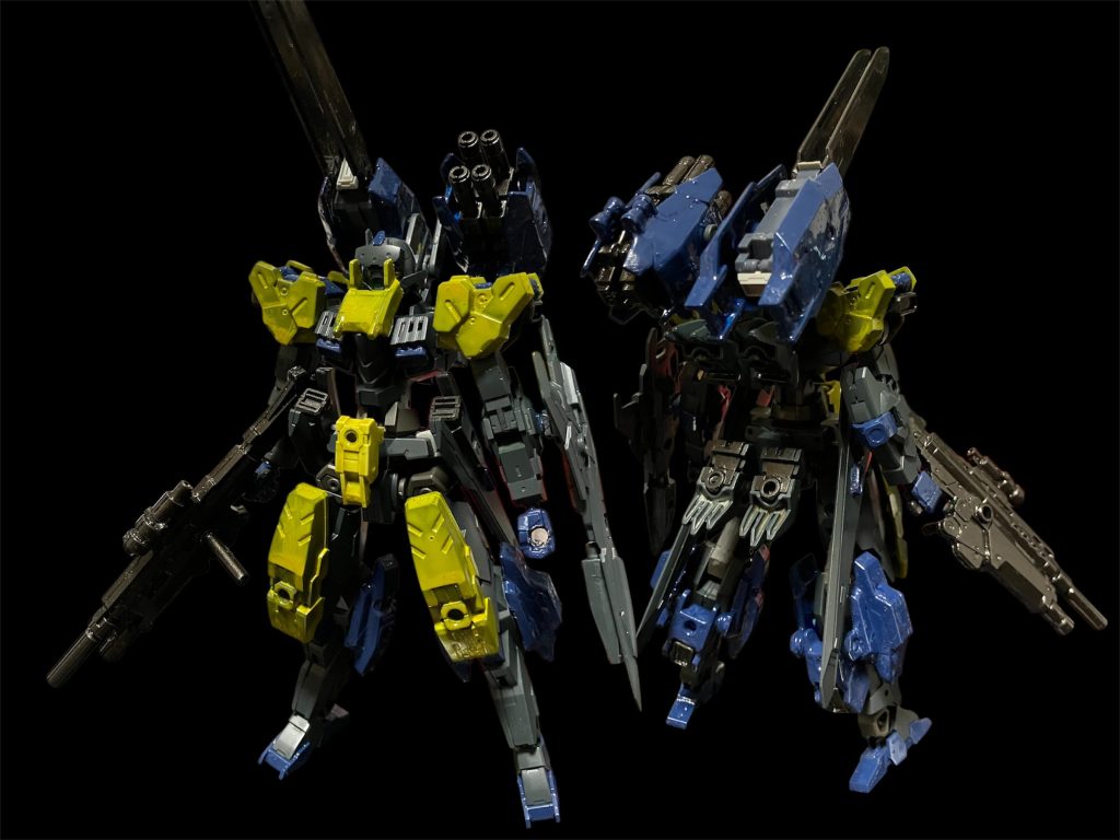 G-スマッシャー アサルトブラスタ^_^量産しやすいよう武装を配置替えして、オリジナルのアサルトバスターガンスマッシャーに寄せ・・・られたかな？パイロットは向こう側と違って最終戦まで生き抜いたオリファー・ノイエ^_^