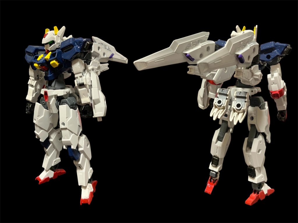 G-Vセカンド E(エコノミー) 正面。あちら側にはなかったG-Vセカンドの完全量産型にして地球連邦軍の正式採用機。G-イージーから始まるリガミリティア系の一つの集大成でもあります^_^