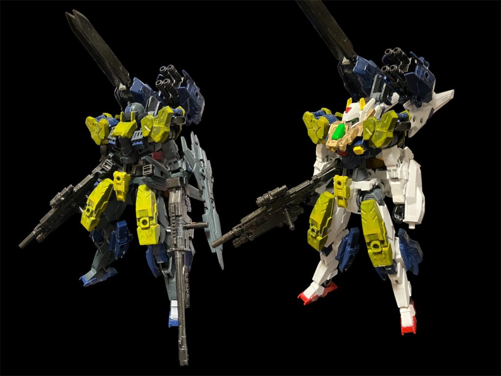 規格の共通化に伴い、G-スマッシャーに合わせて作られた汎用アサルトブラスタ装備も着けられます^_^