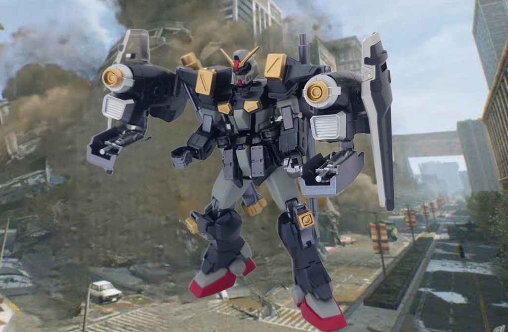 両肩の大型ビーム砲が気にいております。