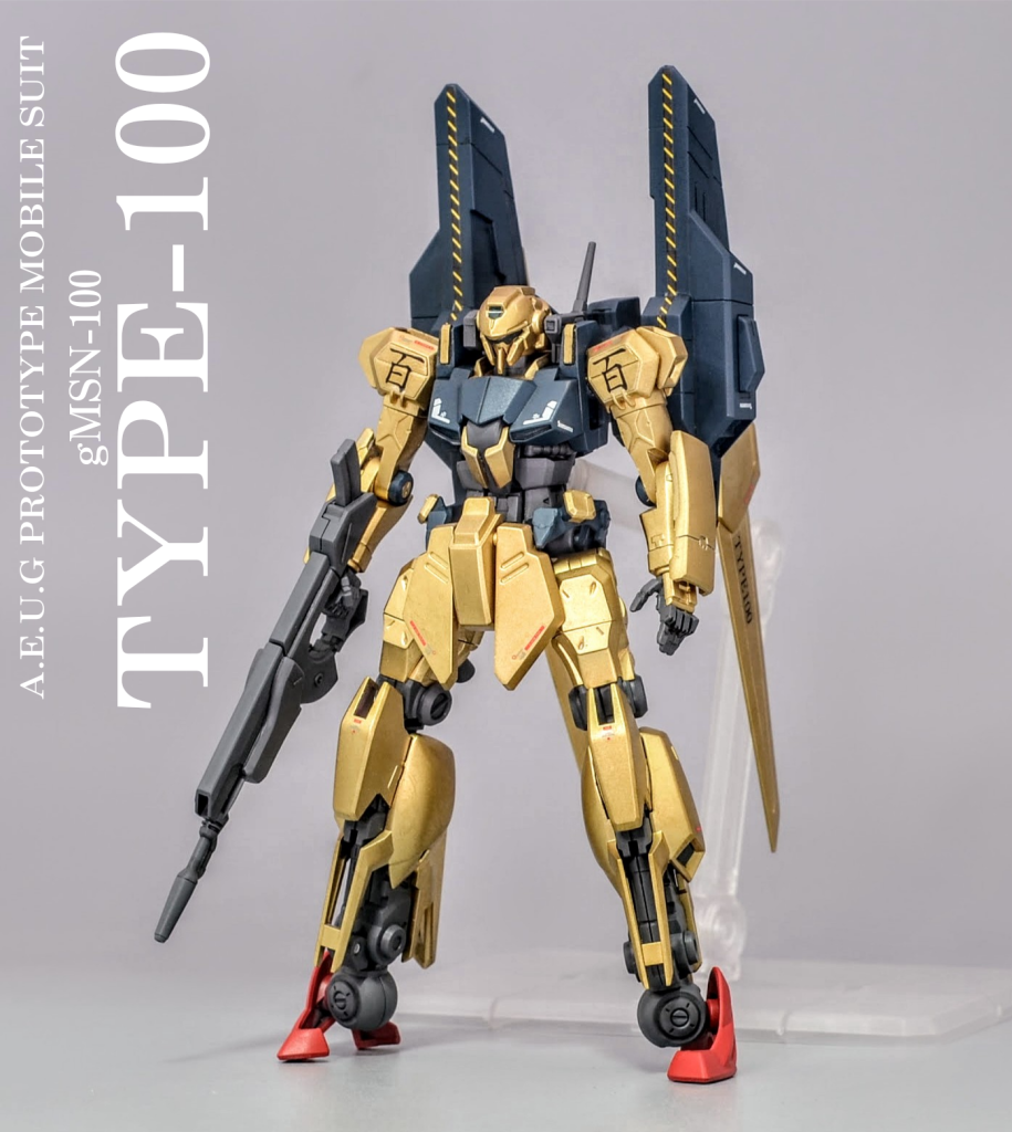 ジークアクス版の百式【TYPE-100】ですゲルググをベースに開発された試作機です