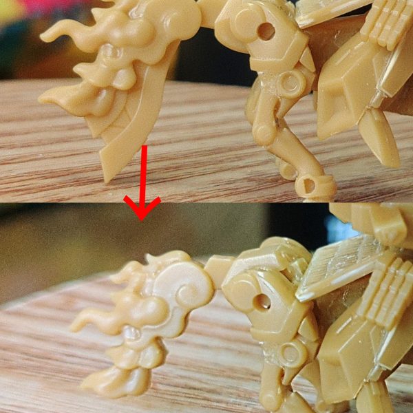 馬・尻尾、頭、装飾を改修頑駄無・腕の角度変更…次は頑駄無の背中の改修かな。（5枚目）