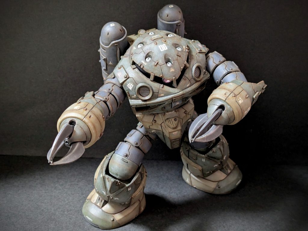 ジャブローでのあのポーズ。