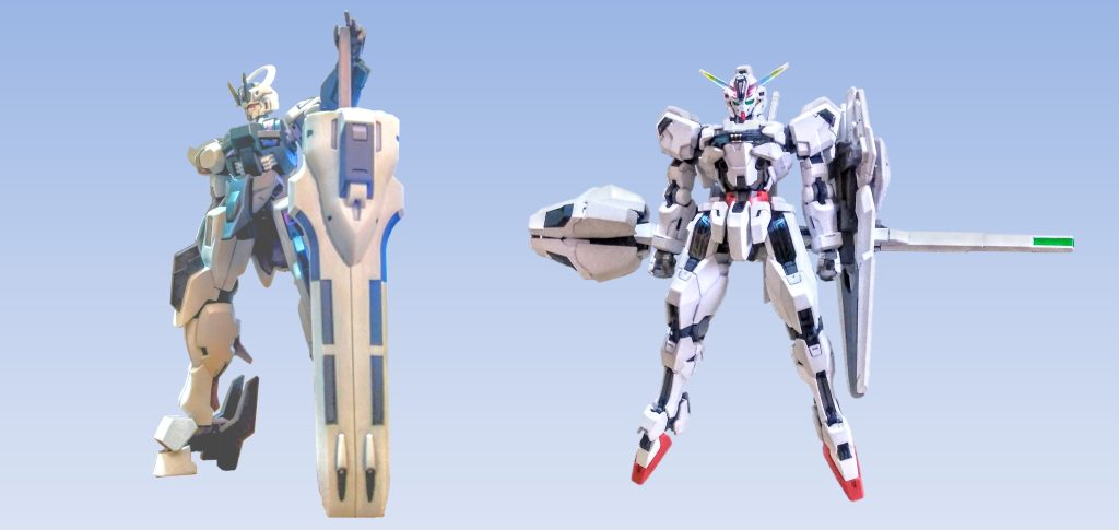 バリアブルロッドライフルのアームを、ランナータグで補強。