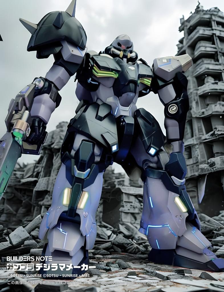 市街地ゲリラ戦で指揮する隊長機byデジラマメーカー