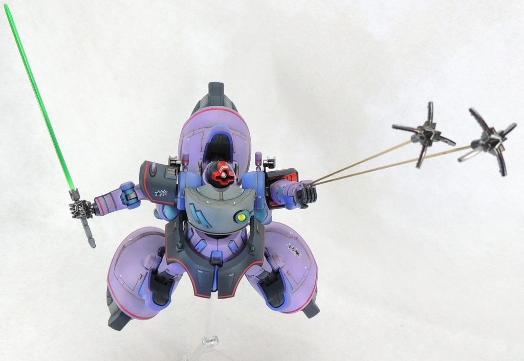 ■電磁ハーケン個人的に、黄色いコードは劇中イメージとやや異なったため、φ1.0mm真鍮線で再現してみました。