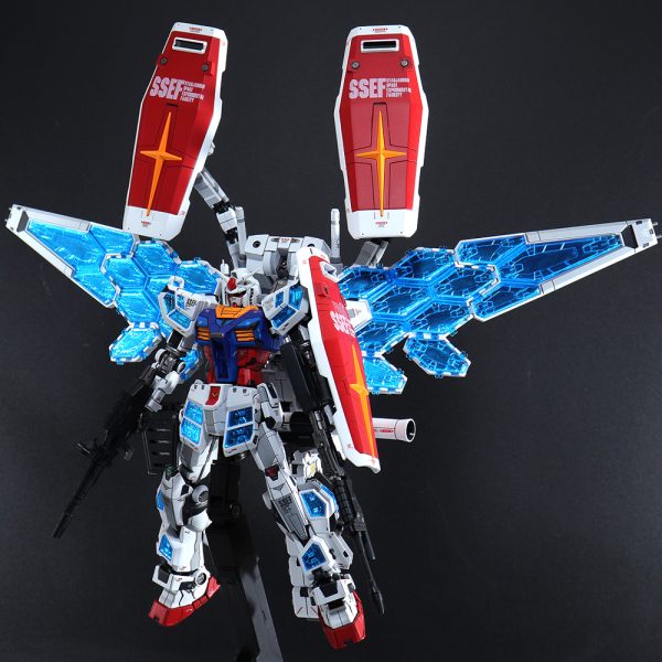 1/144 RX-78F00/E ガンダム (EX-001 グラスフェザー装備)徹底改修