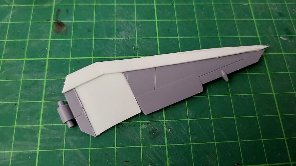 羽は1㎜プラバンで延長