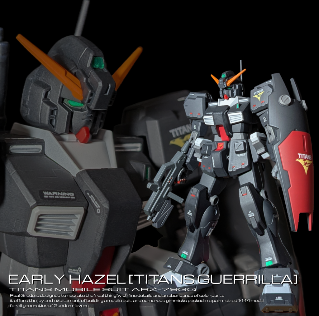 HG アーリーヘイズル (火星ティターンズ残党鹵獲機仕様)
