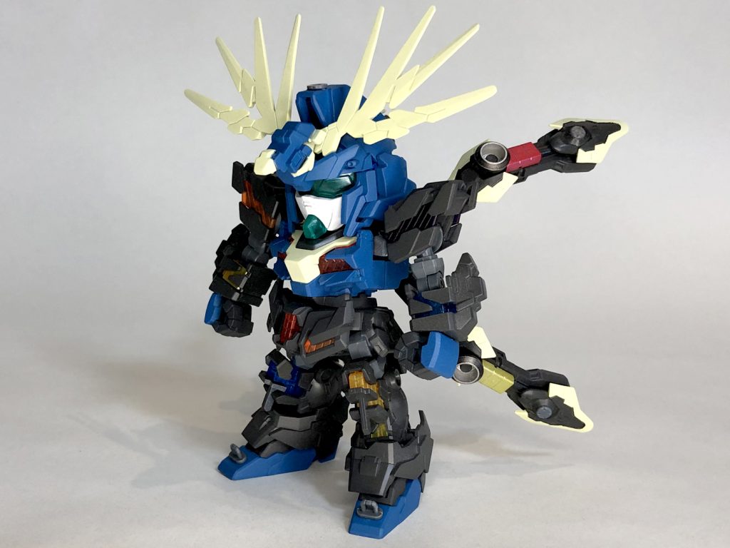 クロスボーンガンダムの背面ブースターを使い高機動バックパックを制作