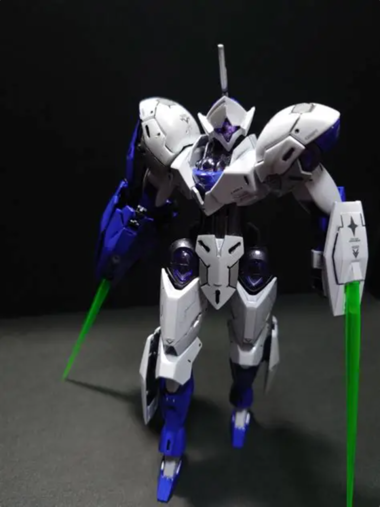 【HG】水星の魔女ミカエリス　初スプレー全塗装–2枚目/制作者：Banboo