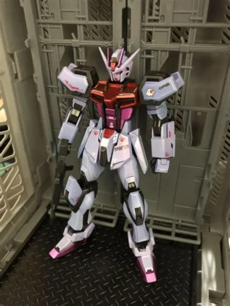 仮組状態EGは仮組でも十分に色分けされて、可動もかなり良好❗️スタイルも良くてカッコいいですね✨