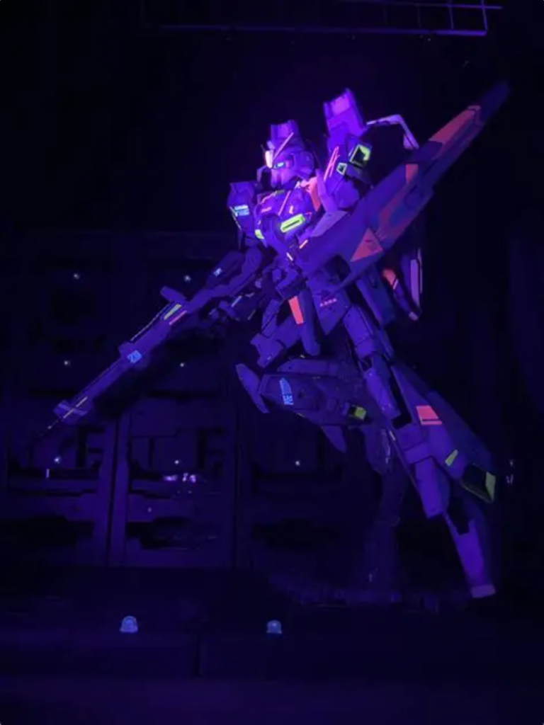 ブラックライト照射!