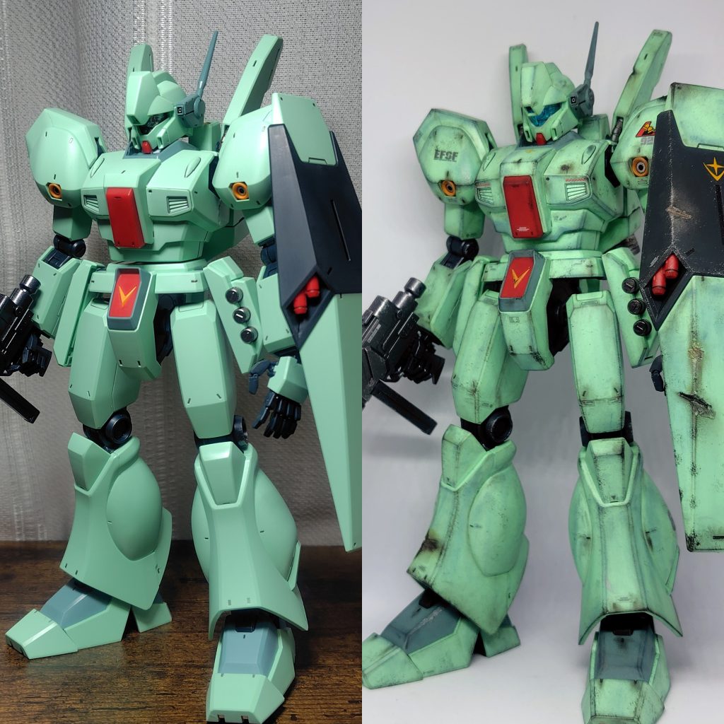 仕上げ前との比較。