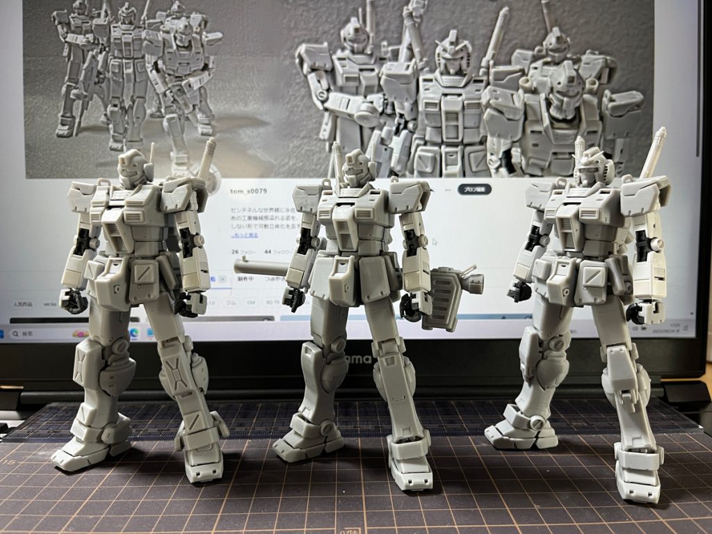作品名：●おーい？何やってんの？<p>試作出力余剰部品を整理して、失敗廃棄と成功し予備役に回す物を整理しています。 系列機種製作時は過去作で作成済みの部品を継続使用。部品を修正する場合は過去作の使用分も差替える。手間暇かかるが、品質向上。今回もジムのお陰で旧 […]</p>
