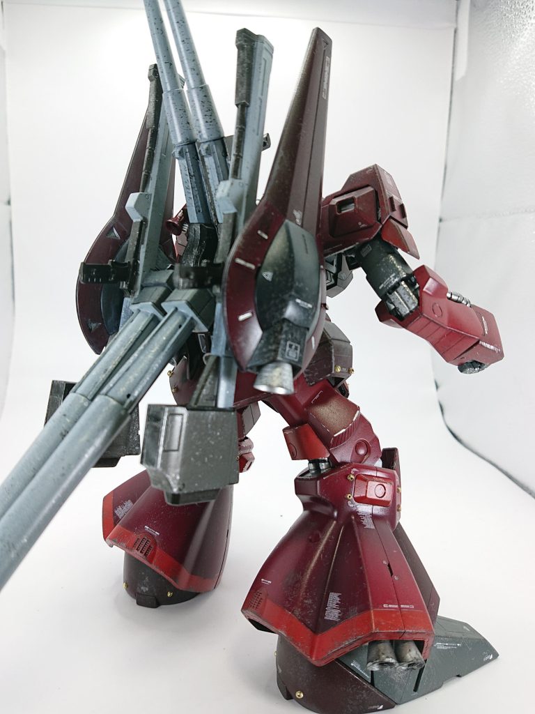 背面ショット汚しが本当に汚い…反省点です