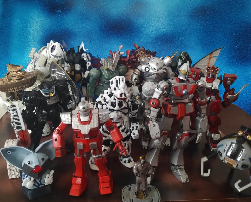 【モビルスーツ総進撃】自分の中で「空想特作シリーズ」と呼んでいたこのシリーズも今回で完結です。御覧なってくださった皆様、ありがとうございました。次回からは別のそれっぽいものを製作予定です。