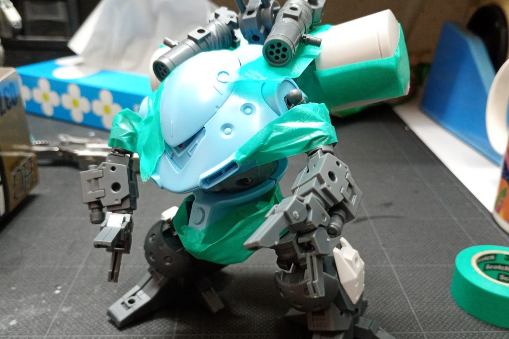 仮組み状態。まだ方向性が定まってないときです。