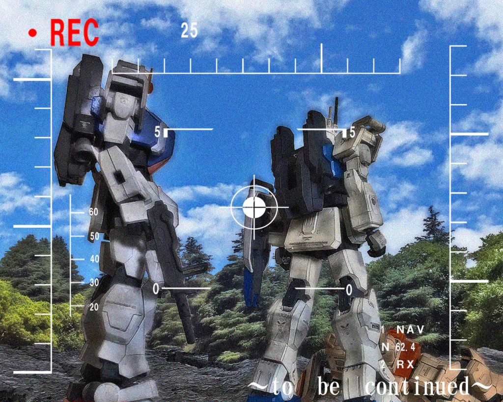 「失敗に終わったな…、少佐？」コジマ基地の司令室でイーサン・ライヤー大佐は無人ドローンから送られてきた映像を見て呟いた。「彼はMSの扱いだけは卓越しているようですね」ライヤーの後ろで壁にもたれ掛かり腕組みをしているスーツ姿に金髪ショートヘアの女性は不敵な笑みを浮かべる。「諜報部と言えど、人の家の飼い犬をあまり焚きつけんでくれ。あれでも貴重な戦力だ」「…何の事ですか？」女性はそう言うと煙草に火をつけ一服しだす。「白々しい…。今回限りにしてくれたまえよ少佐。それとちなみにここは禁煙だ」「……裏切り者に手段を選ぶ必要はないのですよ」〜to be continued〜